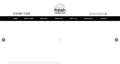 Desktop Screenshot of freshmedicalspa.com